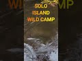 solo island wild camping