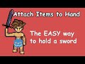 How to equip and animate weapons in 2D - Godot (the EASY way)