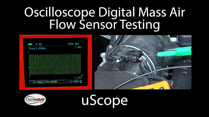 Oscilloscope (uScope) Digital Mass Air Flow (MAF) Sensor Testing