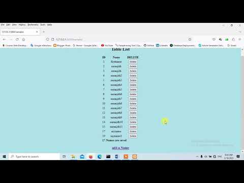 flask(Python) and Xampp