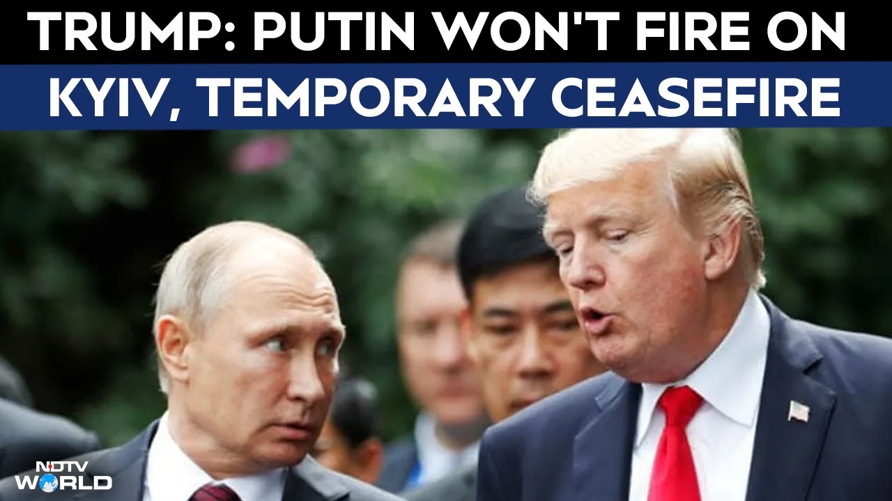 Trump Says Putin Agreed To Not Fire On Kyiv For A Week During Cold Weather