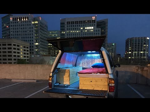 Urban Stealth Truck Camping in a Tacoma