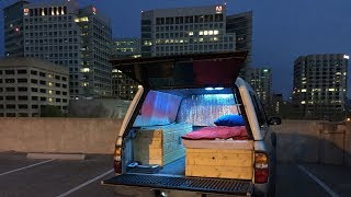 Urban Stealth Truck Camping in a Tacoma