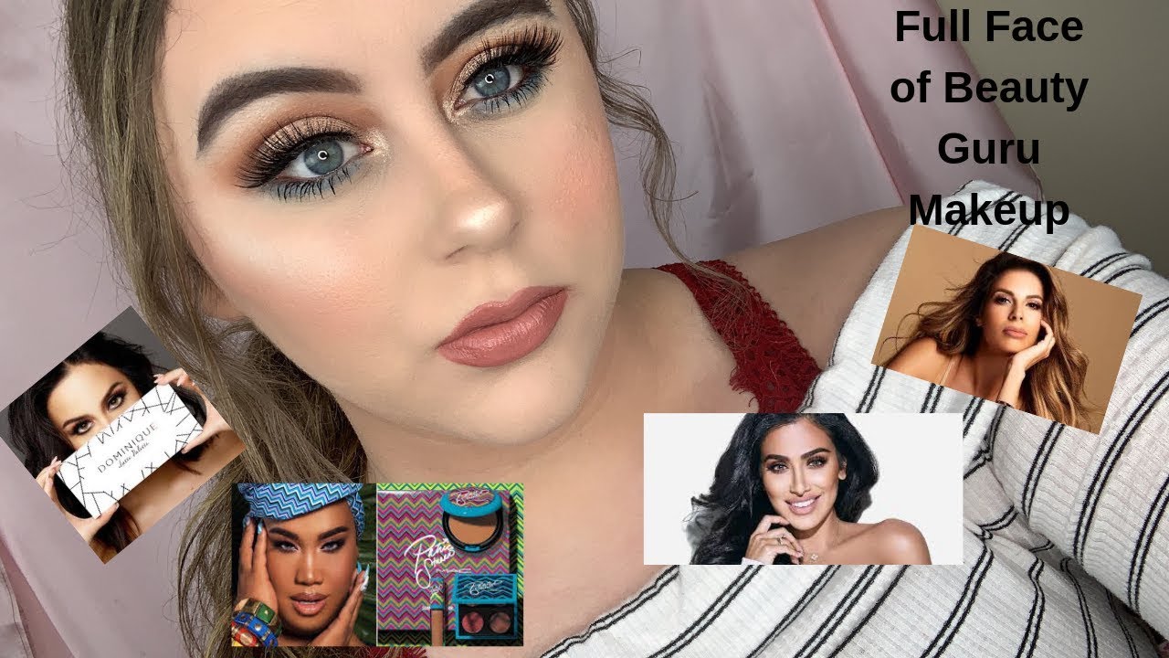 Full Face Using Only Beauty Guru Makeup!