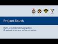 York Regional Police Press Conference Project South Results 
