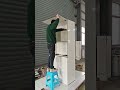 Satisfying Assembly! 🛠️ Brikley HPL Lockers Build #Shorts #Manufacturing #brikleyhpl #hpl
