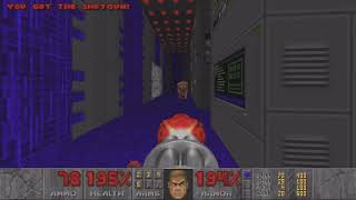 DOOM E1M4: Command Controll, 100% on ultra violence difficulty, all kills and all secrets on PS5.