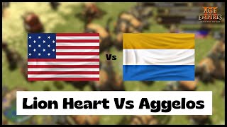 Age of Empires 3 - USA Vs Dutch RVOLT Lion Heart Vs GMDS Aggelos Aoe3 DE 1v1 Pro Game 4K