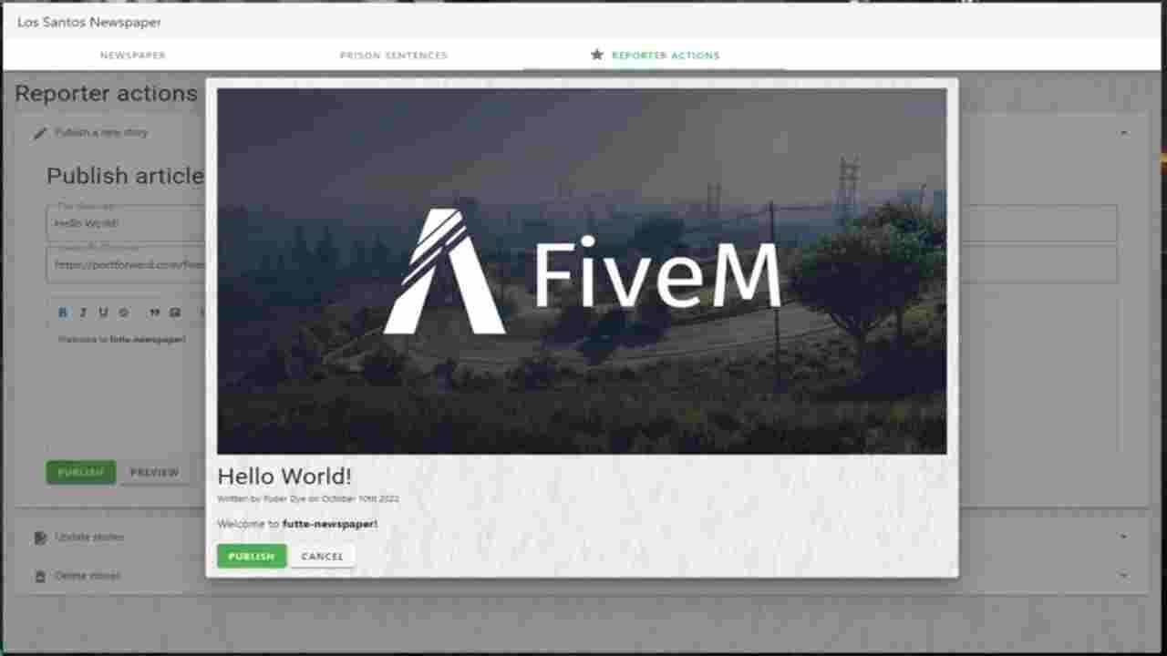 Fivem newspaper Script | Fivem script | Qbcore Script - YouTube