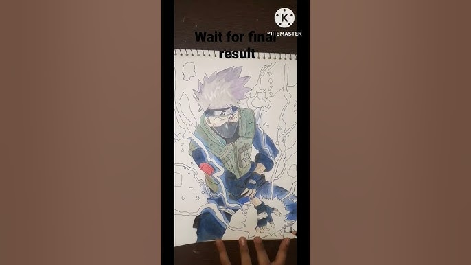 Seja o mestre dos desenhos - Kakashi Hatake #kakashi #sensei  #narutoshippuden #sharingan #sexto #hokage #aliança #shinobi