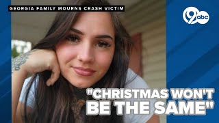 Georgia family prepares for their first Christmas without their loved one who died in a crash
