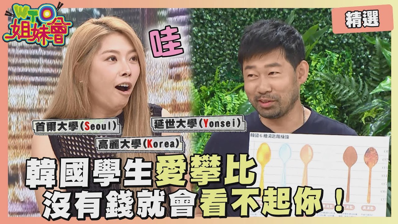 在韓國家世分等級？沒錢就會被大家嘲笑？2024-08-14 Part1【WTO姐妹會】