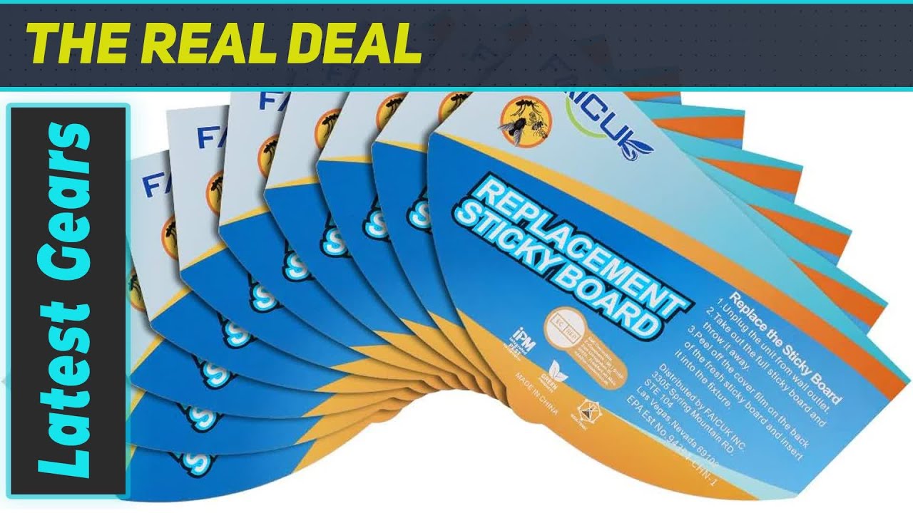 Faicuk Replacement Glue Boards: Effective Fly Control?