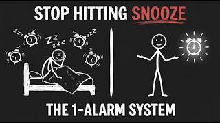 How to Wake Up Early Without Hitting Snooze (1-Alarm System)