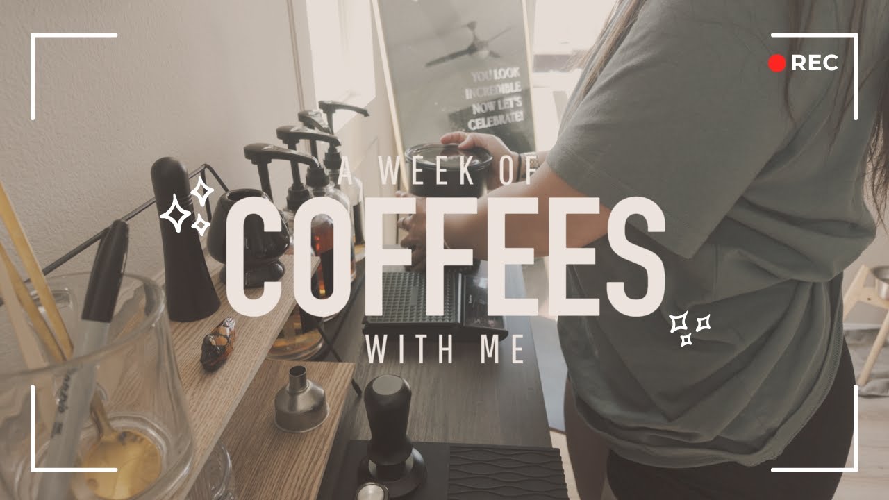 home cafe | a week of making coffees with me