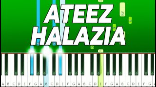 ATEEZ - HALAZIA (Piano Tutorial EASY)