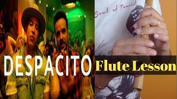 How to play Despacito on flute / English song