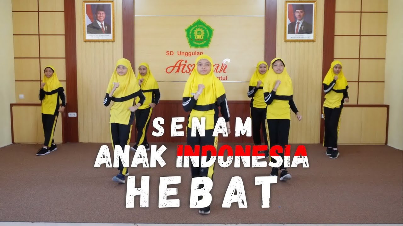 Lomba Senam Anak Indonesia Hebat 2025_SD Unggulan Aisyiyah Bantul_DI Yogyakarta