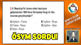 10 20 Yüzyıl Başlarında Osmanlı Devleti Soru Çözümü - Kpss Tarih 2024