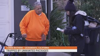 Unwanted Amazon deliveries trap California woman in her home