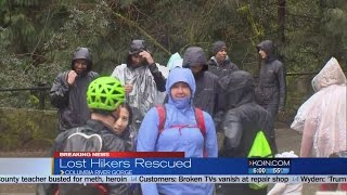 12 hikers, 1 who fell, rescued near Multnomah Falls