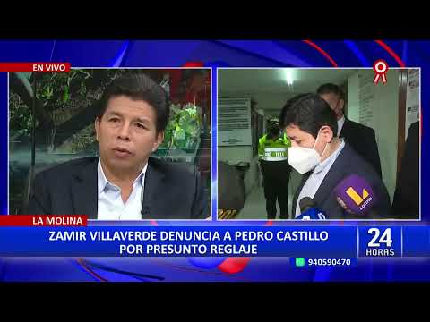 Zamir Villaverde denunció a Pedro Castillo por encubrimiento, reglaje y seguimiento