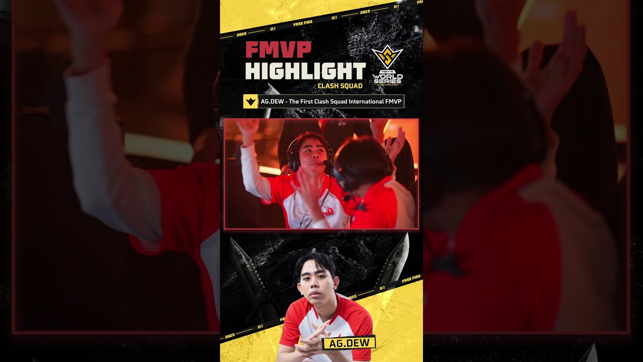 AG.DEW - The Most Mechanical Player | FMVP Clash Squad Mode | FFWS GF 2025