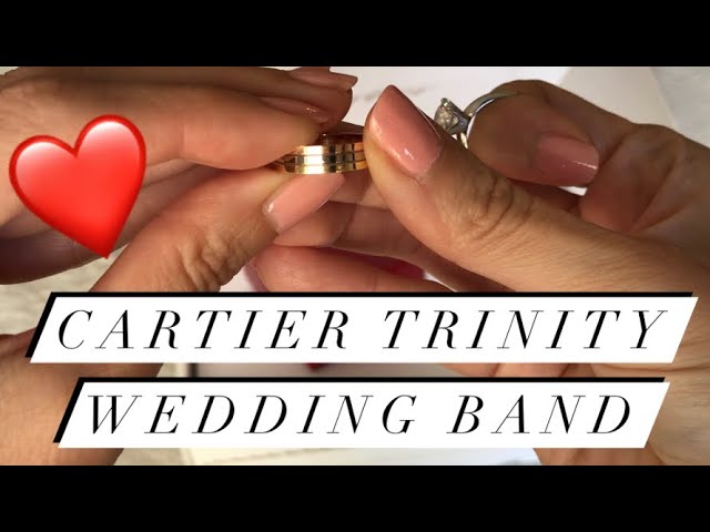 cartier trinity men's wedding band