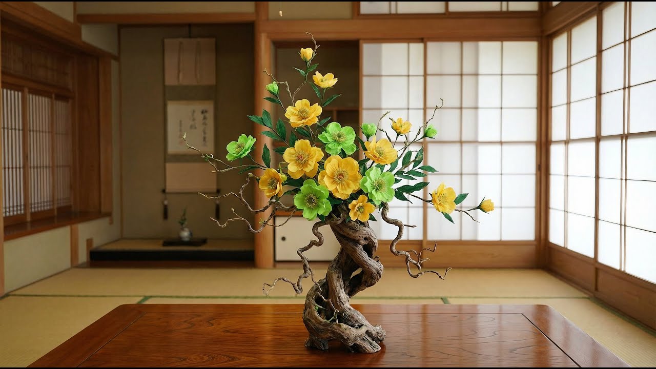 Felt flower for decoration and interior / Цветок из фетра для украшений и интерьера