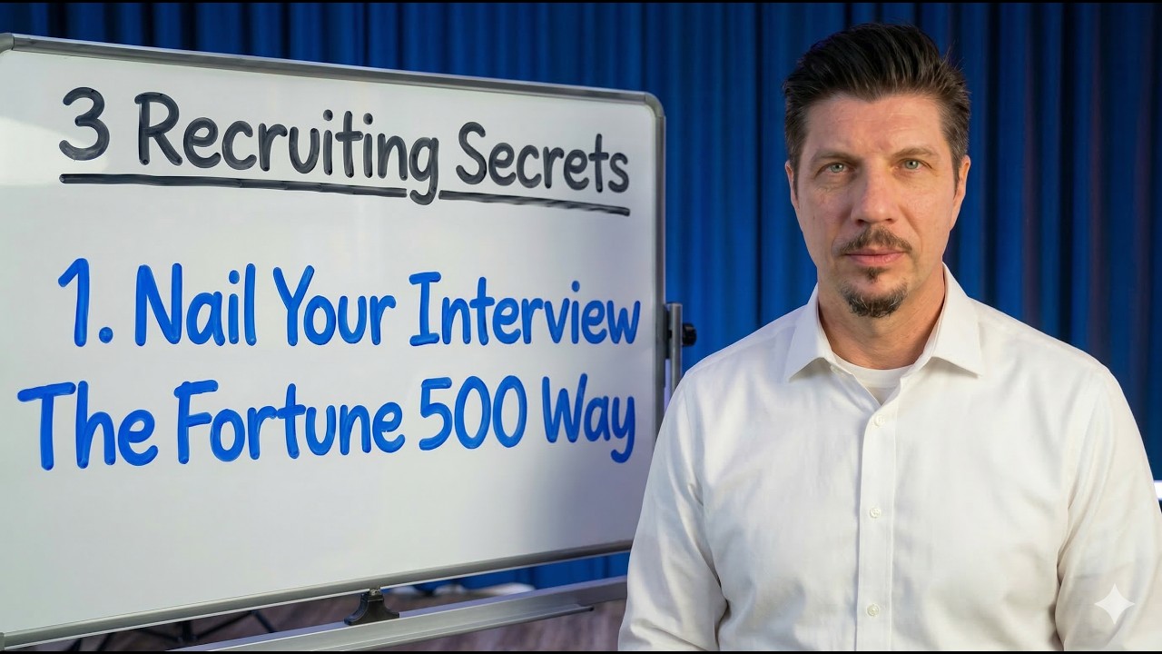 Fortune 500 Recruiter Reveals What ACTUALLY Gets You Hired (Interview ...