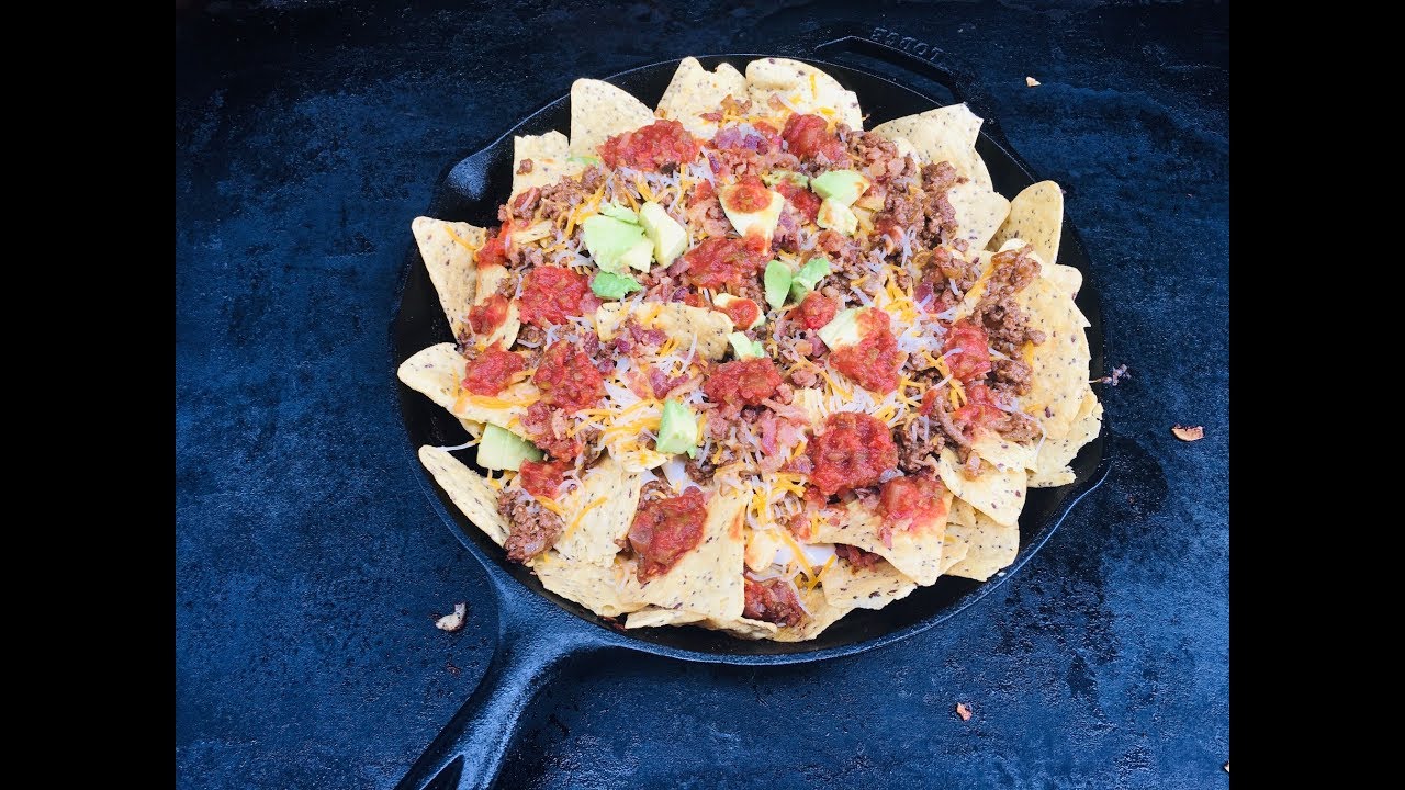 How to do One Pan Nachos on the Blackstone Griddle YouTube