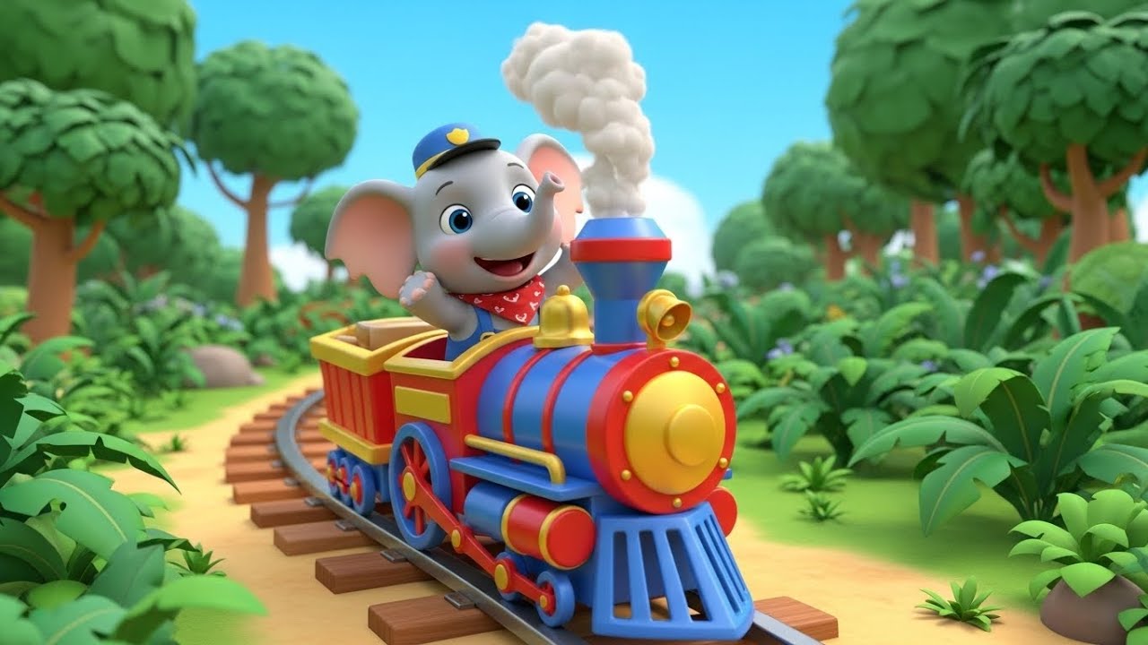 Choo Choo Train Adventure Song for Kids | Fun Train Music, Nursery Rhymes & Baby Songs 🚂🎶👶