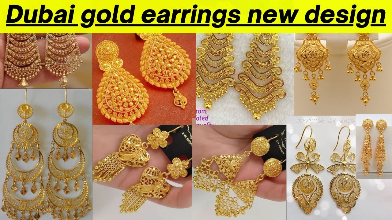 Sizzling Chain Gold Earrings