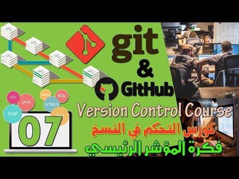 7 شرح فكرة عمل المؤشر الرئيسي في جيت Head Pointer in Git