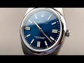 2020 Rolex Oyster Perpetual 41mm BLUE Dial 124300 Rolex Watch Review