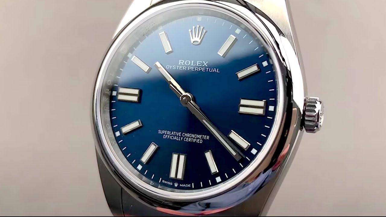 2020 Rolex Oyster Perpetual 41mm BLUE 