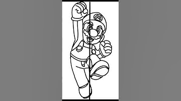 Super Mario normal vs more colors 🌈 #shirtsvideo #howtodraw #shortsfeed #shortsviral #shortsvideo