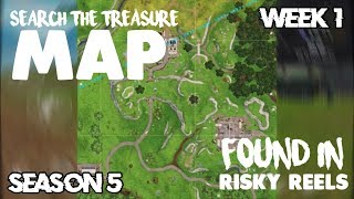Search The Treasure Map In Risky Reels - Fortnite Battle Royale S5