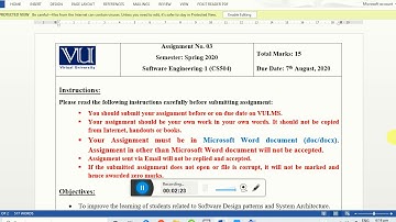 cs504 assignment no 3 solution 2020 100% correct