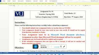 cs504 assignment no 3 solution 2020 100% correct