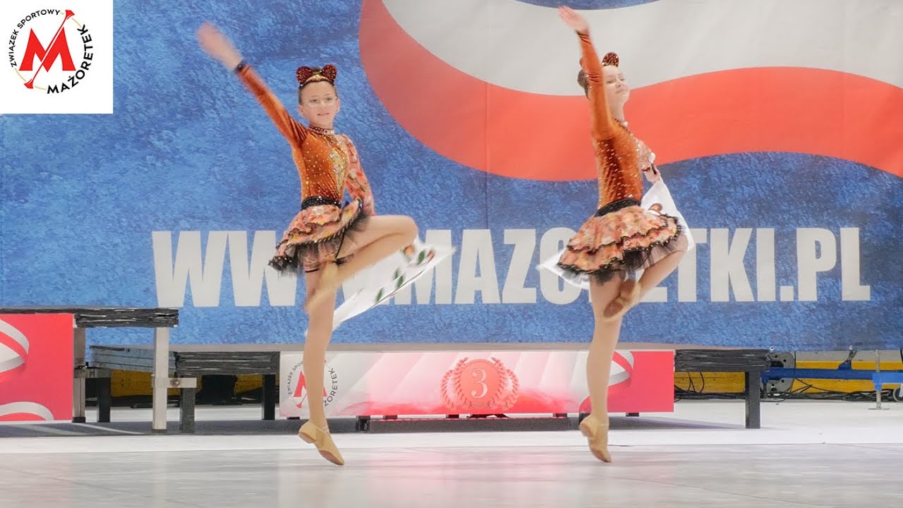 Mażoretki Diament Płońsk - FLAGA DUO TRIO KADET- / Bytom 2024