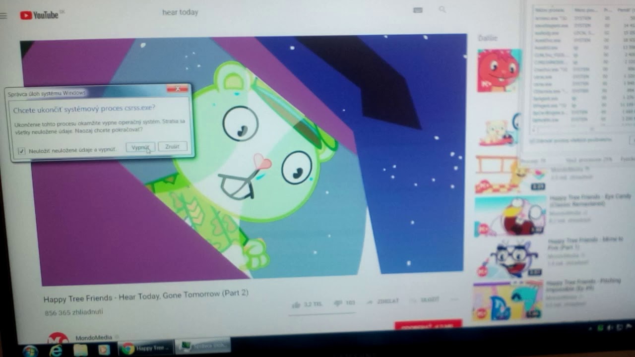 Happy tree friends has bsod - YouTube