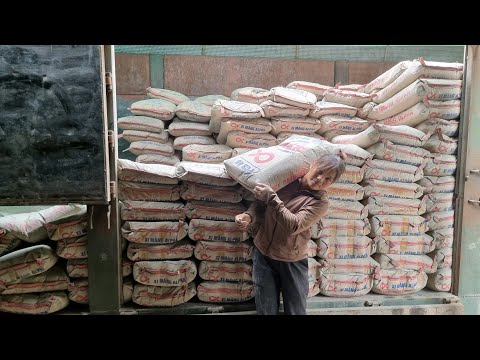 50 tons of cement | packed into 23 minutes - what would it be like