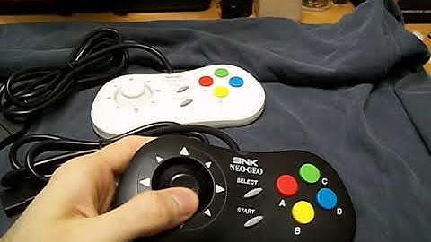 Neo Geo Mini Controllers converted to AES/MVS