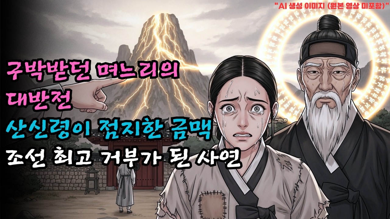 개밥 먹으며 시집살이하던 며느리, 산신령이 점지해준 금광을 찾아 조선 최고의 거부가 되다 | 야담 · 설화 | 오디오북