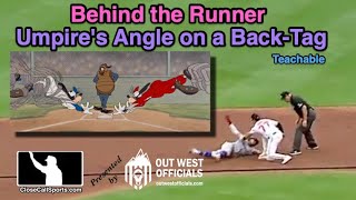 Umpire Jeff Nelson Calls Toronto's Santiago Espinal Out on Example of Back-Tag Officiating