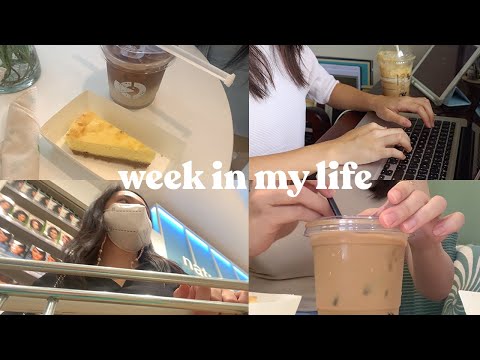 A week in my life ☁️ cafe date, study with me, summer classes, errands day, study vlog, sushi date