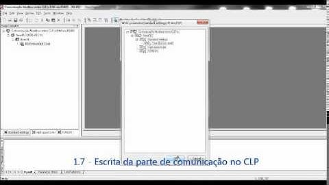 Tutorial em vídeo - Comunicação Modbus RTU entre CLP e IHM via RS485