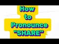 STOP Pronouncing "share" the wrong way #phonetics 