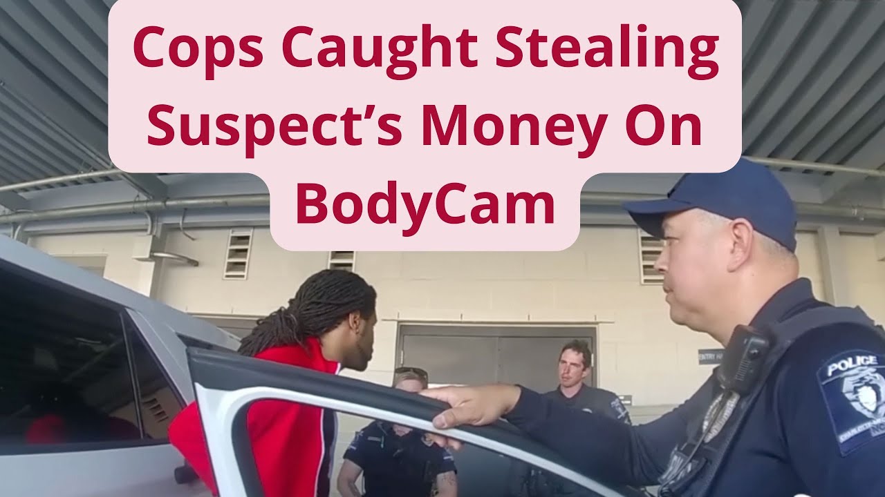 Charlotte Cop Caught on Camera Stealing Cash From a Detainee - YouTube